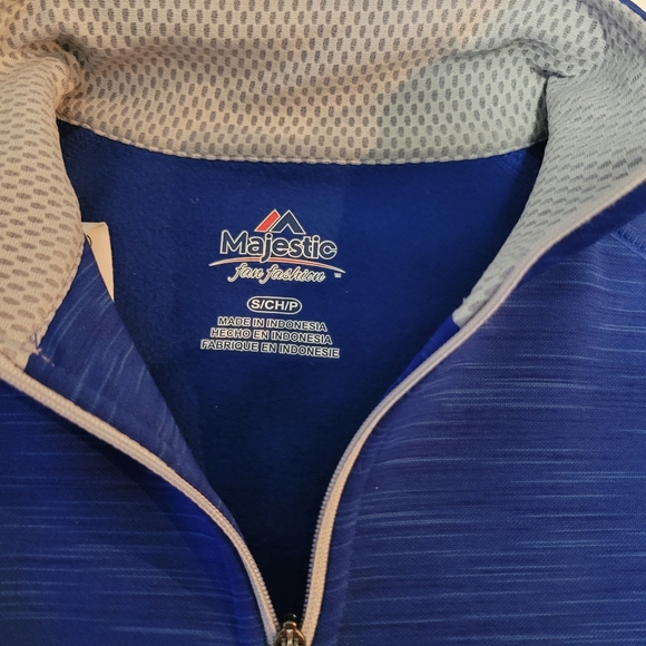 NWT  Majestic Fan Fashion Women's S   KC Royals  Sweatshirt   Top   Blue - Picture 3 of 11